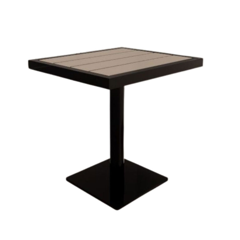 Aurora 26x30 outdoor table with flat base