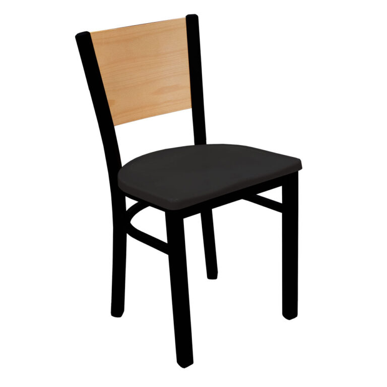 steel frame chair with composite seat