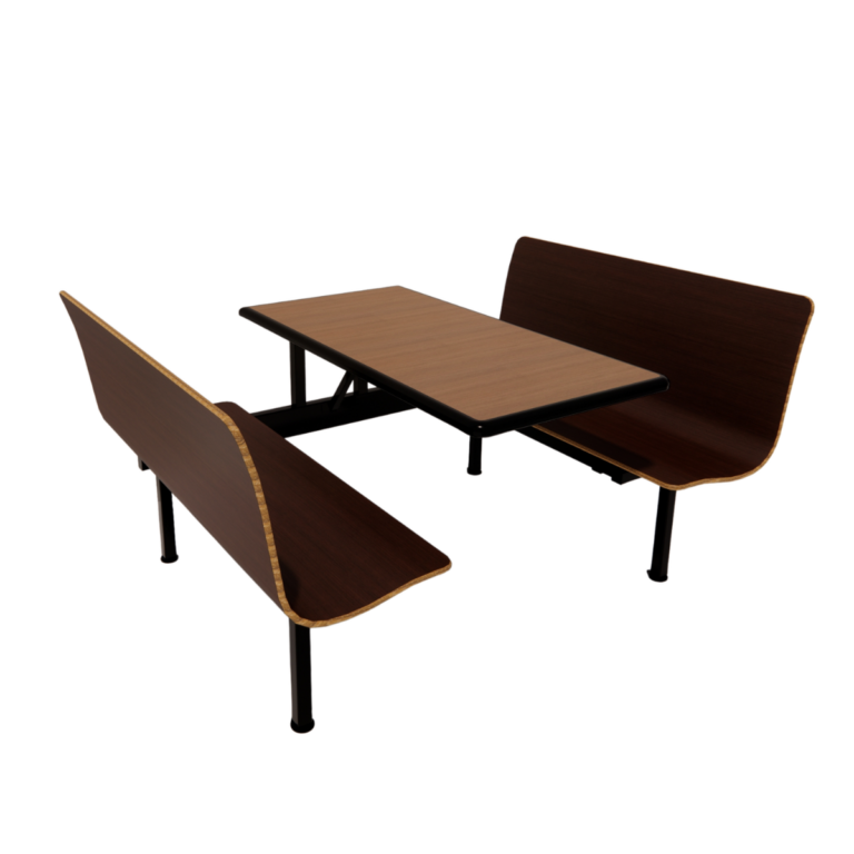 47" Contour Wall Unit with Bullnose Dur-A-Edge