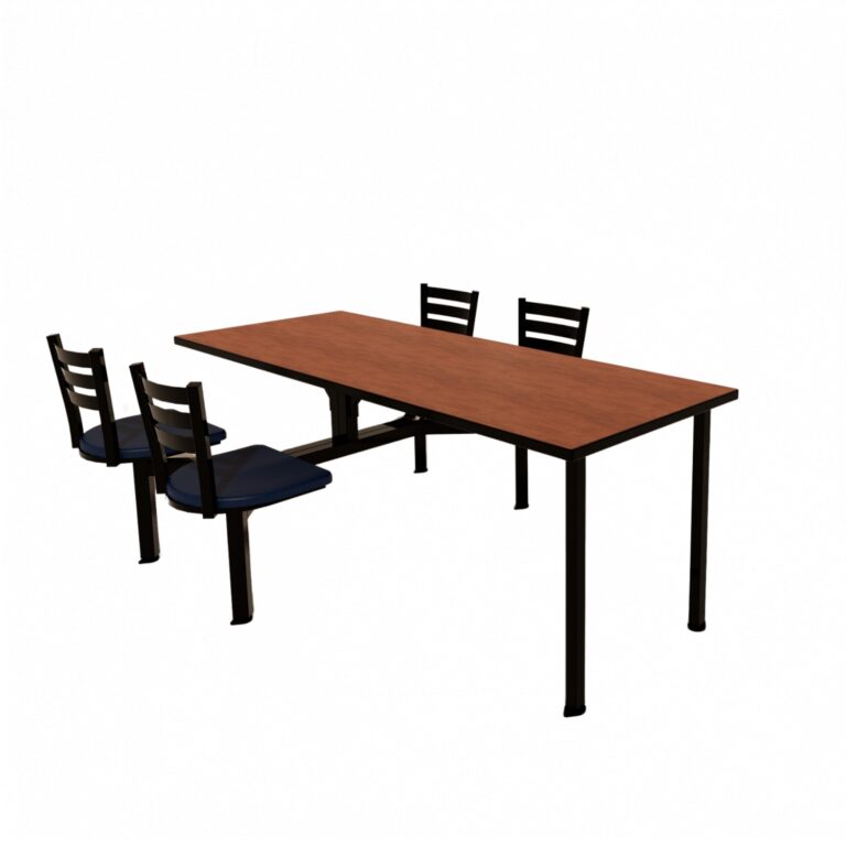 Cebra 4 Seat ADA Unit with Thin Profile Dur-A-Edge and Quest Chairhead