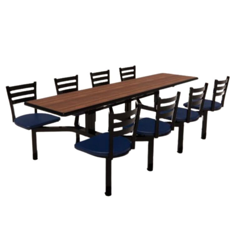 Cebra 8 seat island unit with DAE table top and Quest seat