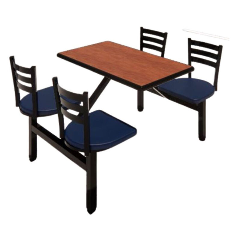 Jupiter 4 seat rectangular unit with bullnose Dur-A-Edge and Quest Chairhead