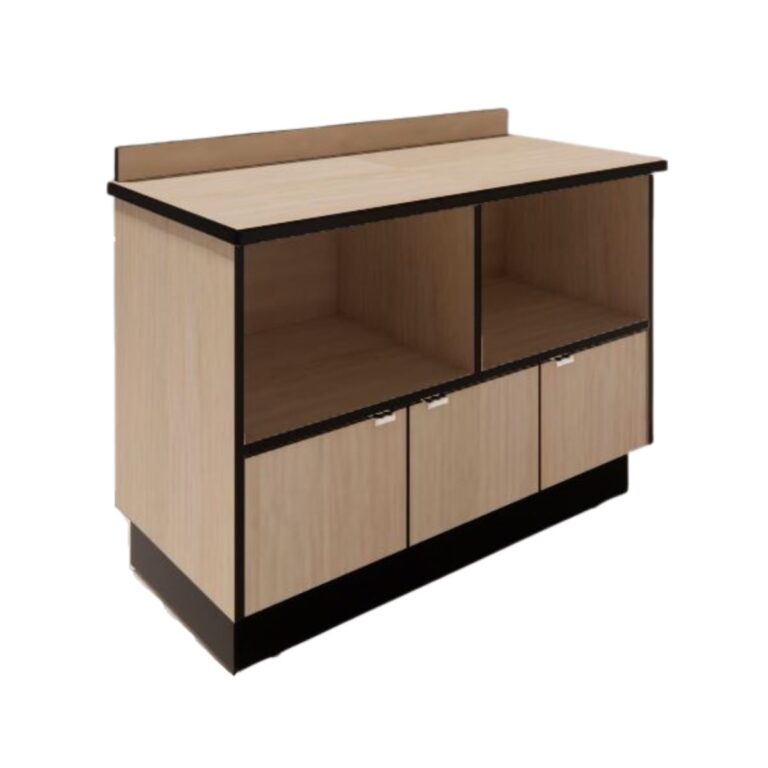 Double Microwave Cabinet