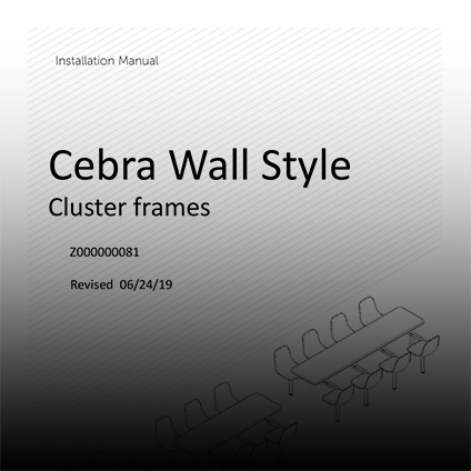 Cebra Wall Style Cluster tile image.