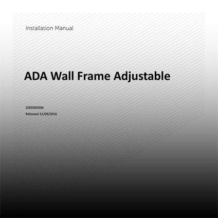 Contour ADA Wall Style Adjustable tile image.