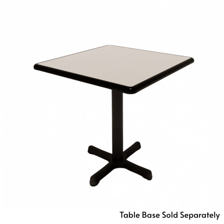 30x30 Dur-A-Edge Table Top White Nebula Laminate
