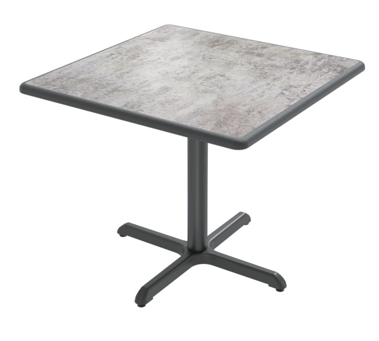 Bullnose dur-a-edge square table for restaurants