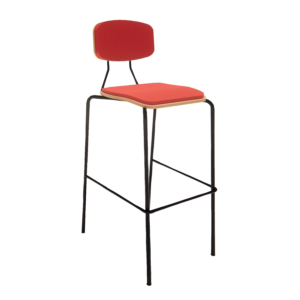 Round tube barstool - cascade
