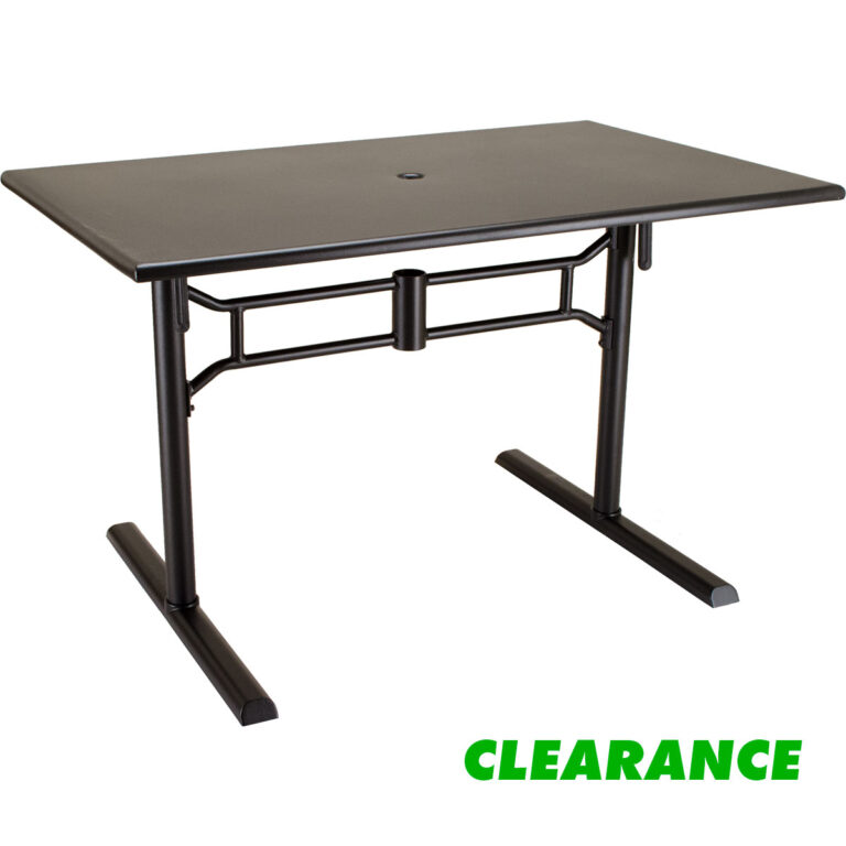 Clearance outdoor fliptop table